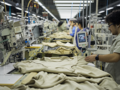 Comment réduire de 30% les rebuts grâce à l'inspection visuelle basée sur l'ia sur une ligne d'assemblage textile