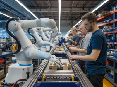 Comment les robots collaboratifs transforment les ateliers de fabrication modernes
