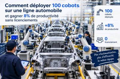 Comment déployer 100 cobots sur une ligne automobile et gagner 8% de productivité sans licenciements